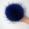 정품 너구리 모피 pompoms 크기 14cm 가방 매력 진짜 너구리 폭스 키 체인 너구리 모피 매력 매력 매력 가방 여우 공