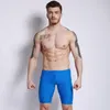 Qualidade profissional Mens longo Troncos de Natação Marca Desmiit Swimwear Sexy Swimsuit Apertado Calça Curta Homem Zw ...