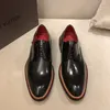 Tops New Business Herren Casual Oxfords Schuh Wachsartige Rindslederschuhe Schwarz Orignal Box!!! Größe 38-45