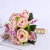 Fleurs 2018 Bouquet De Mariée Fleurs De Mariée Artificielle Rose Bouquets De Mariage Casamen Dentelle Perle Fleurs De Mariage Bouquet De Mariage boda
