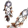 Home Decor Handmade Dream Catcher Style Woven Wall Hanging Decoration White Dreamcatcher Wedding Party Car Wolf Pattern Ornament1793761