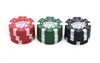 Fabriek Teller Tabak Herb Spice Grinder Kleine Poker Chip Stijl Roken Grinder Tabak Accessoires Mix Colors8862639