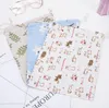 Vintage floral drawstring coin purse bag cotton fabric women travel makeup storage bag cute kids Organizer Wallets Cartoon draw cord pouch