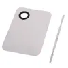 New Stainless Steel Makeup Mixer Nail Art Polish Mixing Plate Foundation Eyeshadow Eye Shadow Mixing Palette