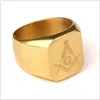 New Arrival Men Ring Gold Hip Hop Cool Ring Men Golden Rings Punk Rock Jewelry Anillos Bar Club One Ring For Wedding Gift