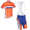 Rabobank Team Rowerze Krótkie Rękawy Jersey Szorty Bib Zestawy Nowy MTB Rower Odzież MTB Maillot Ciclismo Outdoor Sportswear U72236