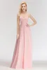 Sexiga riktiga bilder rosa 2019 nya ankomst billiga brudtärna klänningar Spaghetti remsor Backless Wedding Guest Prom Evening Wear Dress Bm0046