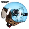 Motocicleta Capacete Capuz 3 4 Aberto Rosto Vintage Capacete Moto Casque Casco Capacete Homens Mulheres Scooter Motor