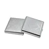 Whole Cigarette Box Holding 20 Cigarettes Chrome Plated Embossing Iron Metal Cigarette Cases 9569722