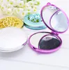 Vintage Hand Mirrors Pocket Mirror Mini Compact Mirrors Girl Double-Side Folded Hollow Out Makeup Mirror P27