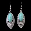 Bohemian Earrings Vintage Turquoise Earrings Leaf Dangle & Chandelier Long Earrings For Women Party Fashion Jewelry