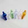 Glazen bubbel roken Accessoires Carb Cap voor XL XXL Thermal Banger Nails Enail Glass Bong Pipe Van 20mm Kleurrijke Verkoop Nagel Set DHL 558