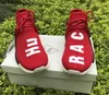 Chaussures de course Pk Quality Fashion Pharrell Williams Familles Famille Human Race Purple Hu Runner Chaussures avec boîte Plaine et simple pour gymnase