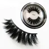 3D Mink Soft False Eyelashes 20MM 10 Styles Round Case 1 Pair Long Thick Cross Natural Makeup Faux Eye Lashes Extension YG