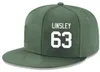 Hysteresen-Hüte Gewohnheit irgendein Spieler-Namen Nr. # 82 Rodgers # 89 Kochhüte Kundengebunden ALLE Team-Kappen nehmen gemachten flachen Stickerei-Logo-Namen an