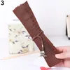 Hot Sale Retro Pirate Treasure Map Roll Up PU Leather Pencil Case Pen Bags Make Up Holder gift