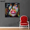 Paintings Crying Girl Palette Knife Figure Picture Abstract Hand Painted Oil Painting on Canvas Wall Decoration for Bar Home Decoration