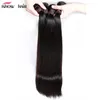 Ishow Extensions Brazilian Kinky Straight Body Loose Deep Water Wave Curly Human Hair Weave Peruvian Indian Malaysian for Women Girls All Ages Natural Color