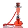 Shisha Shisha Bong Rohr Komplettset - Cool Mini Kürbis Shisha Glasvase Ein Schlauch One Tong 11 Zoll