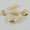 50pcs lot 20x25 20x30 20x40mm Cylindre inachevé Perles de bois tube Perles en bois naturelles bijoux de fabrication accessoires bricolage 289l