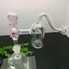 Fabrication de pipes à fumer en verre Bongs soufflés à la main Filtre de beauté coloré Pot mijoté