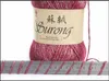 100g/bola Fio de tricô de algodão de seda Crochê Bordado Fio de lã grossa para tricô manual Cachecol Suéter Ecologicamente correto