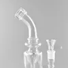 Le plus récent bangs en verre de haute qualité conduite d'eau en verre bongs de filtrage sain ensemble de tabagisme en verre joint femelle de 14mm