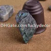 100g Small Freeform Natural Raw Grey Spectrolite Altar Stone Rough Blue Flash Labradorite Gemstone Rock Crystal Mineral for Tumbling,Cabbing