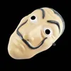 Cosplay Party Mask La Casa De Papel Face Mask Salvador Dali Costume Movie Mask Realistic Halloween XMAS Supplies HH7-929