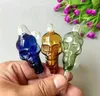 Pipe per fumatori Europa e America Narghilè colorati multi spirale in vetro Bong Glass Skeleton S Stewed Pot