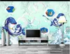 Papel de parede Sans soudure à grande échelle murale 3D Personnalisé Photo murale Papier Peint Chambre d'enfants frais fond mur 3D enfants chambre Décoration