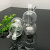 Fabricação de cachimbos de vidro Cachimbo de água artesanal Hulu Núcleo de areia Garrafa de água silenciosa