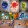 Decorative Home Office Blown Glass Wall Lamps Flower Wall Plates Art Light Murano Style for Hotel Lobby Bar Party Living Room
