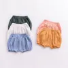 INS Baby Unisex PP Shorts Children Boys Girls Cotton Linen Big PP Carry Diaper Shorts Cute Kids Pants Newborn Baby Boy Clothes