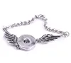 angel wings armband silver
