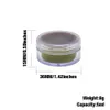 5ML Acrylic & Silicone Wax Oil Cream Jar Concentrate Container Non Stick Wax Oil Cream Jar Dab or Silicone oil jars