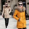 À capuche longues femmes manteau d'hiver parkas mode haute qualité veste femmes vintage coton chaud femme manteau outwear nouveau 2018 NJT574 S18101504