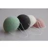 WWholesale Natural Konjac Konnyaku Facial Puff Face Wash Cleansing Sponge Green Pink White 3color available