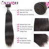 Onlyou Hair Products 40 Polegada Reta Feixes de Cabelo Humano Vison Brasileiro Peruano Indiano Malaio Macio Reto Remy Extensões de Cabelo Virgem