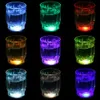 Ice Cube LED Lampeggiante Sommergibile Sensore di liquido multicolore Illuminazione a incandescenza per bere vino Decorazione per bar per feste di matrimonio