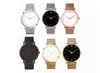 Orologi di lusso di marca dell'orologio di modo per gli uomini e le donne orologi famosi del quarzo di Montre Orologi sportivi della cinghia dell'acciaio inossidabile