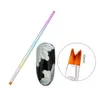 6 PCS / 설정 머메이드 네일 브러쉬 세트 그라디언트 컬러 UV 젤 꽃 그리기 펜 매니큐어 네일 아트 도구