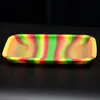 Silicon tray 200mm150mm20mm mixed color Silicone Jar Container Dish Wax Dab food grade silicone silicone dish tray6108774