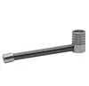 Métal détachable de 12cm de long et petit tuyau, tuyau en métal, forme de ressort, tuyau en métal.