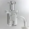 New 25mm 2mm thick Core Reactor Banger Domeless Quartz Nail with 10mm 14mm Male Female 45 90 Degree Evan shore for Glass bong