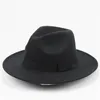 Cappelli vintage di moda Cappellini trilby da uomo da donna Cappelli jazz Cappelli stile Fedora Cappelli a tesa larga Cappellino moda formale popolare