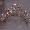 Luxury Bridal Crown Sparkle Rhinestone Crystals Roayal Wedding Crowns Crystal Headband Hair Accessories Party Tiaras Baroque Chic 274o
