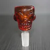 Skull Curved Glass Bowl For Bong Dab Rig 10mm 14mm 18mm Glass Bowl For water pipe Mini Oil Rig Percolators Bubbler ash catcher