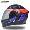 Jiekai 902 Motosiklet Kaskları Çift Vizör Modüler Flip Up Kask Nokta Onaylı Tam Yüz Casque Moto Yarış Motocross Kask