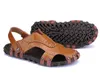 Sandali da uomo di alta qualità Scarpe da uomo in vera pelle da uomo all'aperto Pantofole da uomo estive Sandali traspiranti taglia 38-44